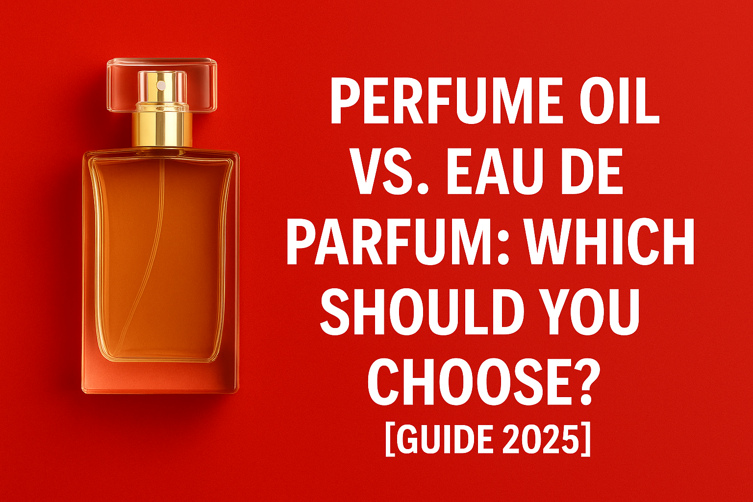 Perfume Oil vs. Eau de Parfum: Which Should You Choose? [Guide 2025]